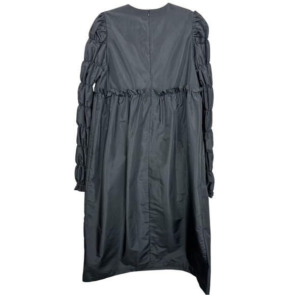 SLEEPER I Like It Puff paneled midi dress Black sz M - Picture 8 of 8